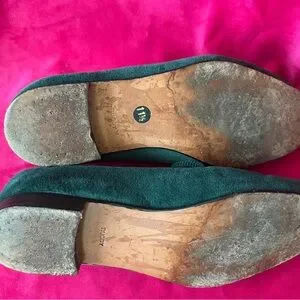 RL Rugby Green Velvet Loafers with Embroidered Lion Rugby Ralph Lauren | Shoes | Rl Rugby Green Velvet Loafers  main image 3